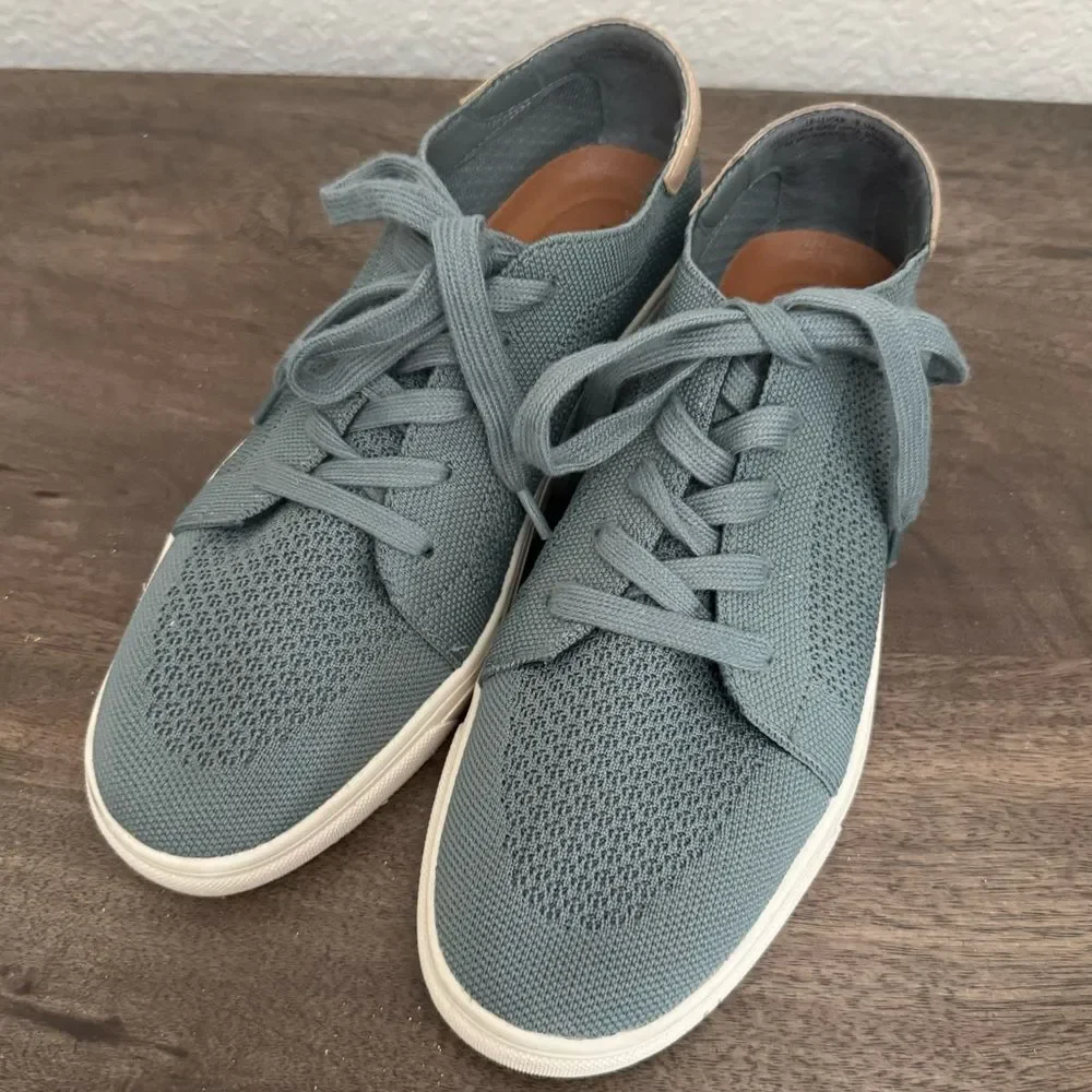 Lucky Brand Blue Gray Fashion Sneakers Shoes 8.5
